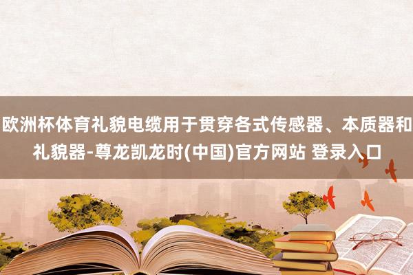 欧洲杯体育礼貌电缆用于贯穿各式传感器、本质器和礼貌器-尊龙凯龙时(中国)官方网站 登录入口